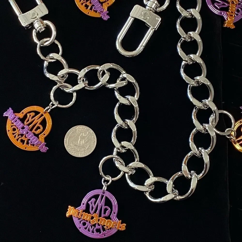 Genius 8 Moncler x Palm Angels Collab Silver Logo Chain Belt / Necklace Unisex